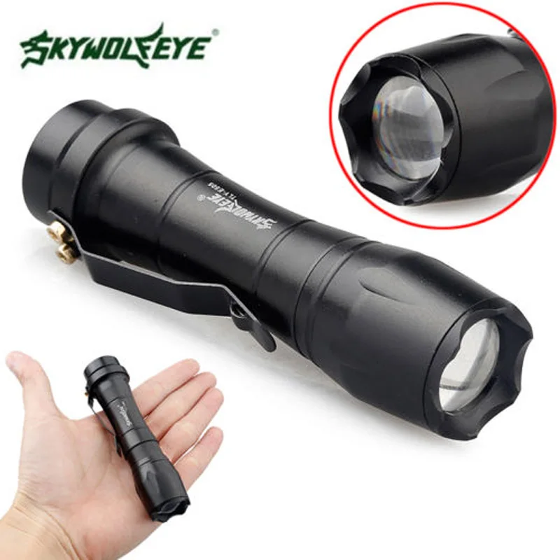 

Mini 8000LM LED FLASHLIGHT Zoomable XPE 3 Modes Torch Light Nightlight Lamp