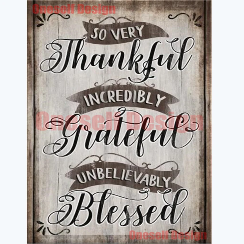 Полноразмерная Алмазная 5d картина с благодарностью мозаика распродажа