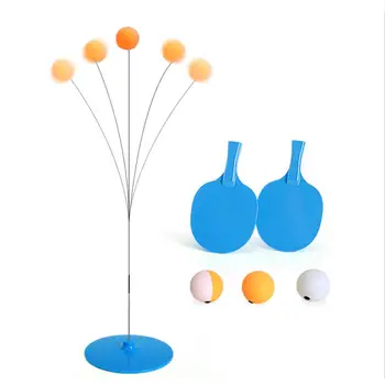 

Kids Sports Training Toy Portable Table Tennis Robot Toy Professional Table Tennis Toys Practice Trainer for Children Gift