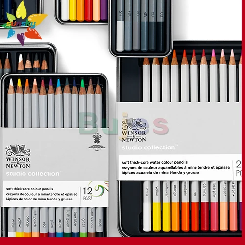 Winsor & Newton Studio Collection 12 crayons de couleur 