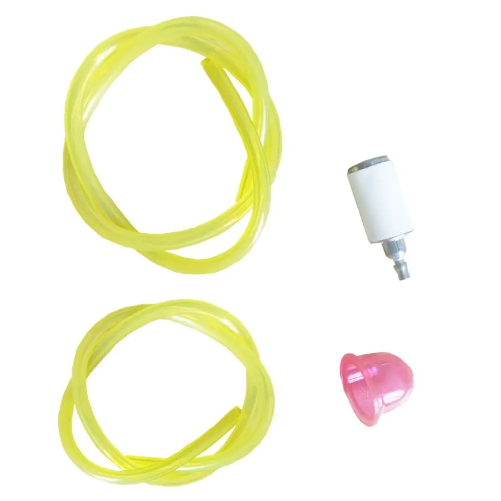 

4pcs Mini Filter & Primer Bulb Clear Fuel Pipe For Ryobi Petrol Strimmers