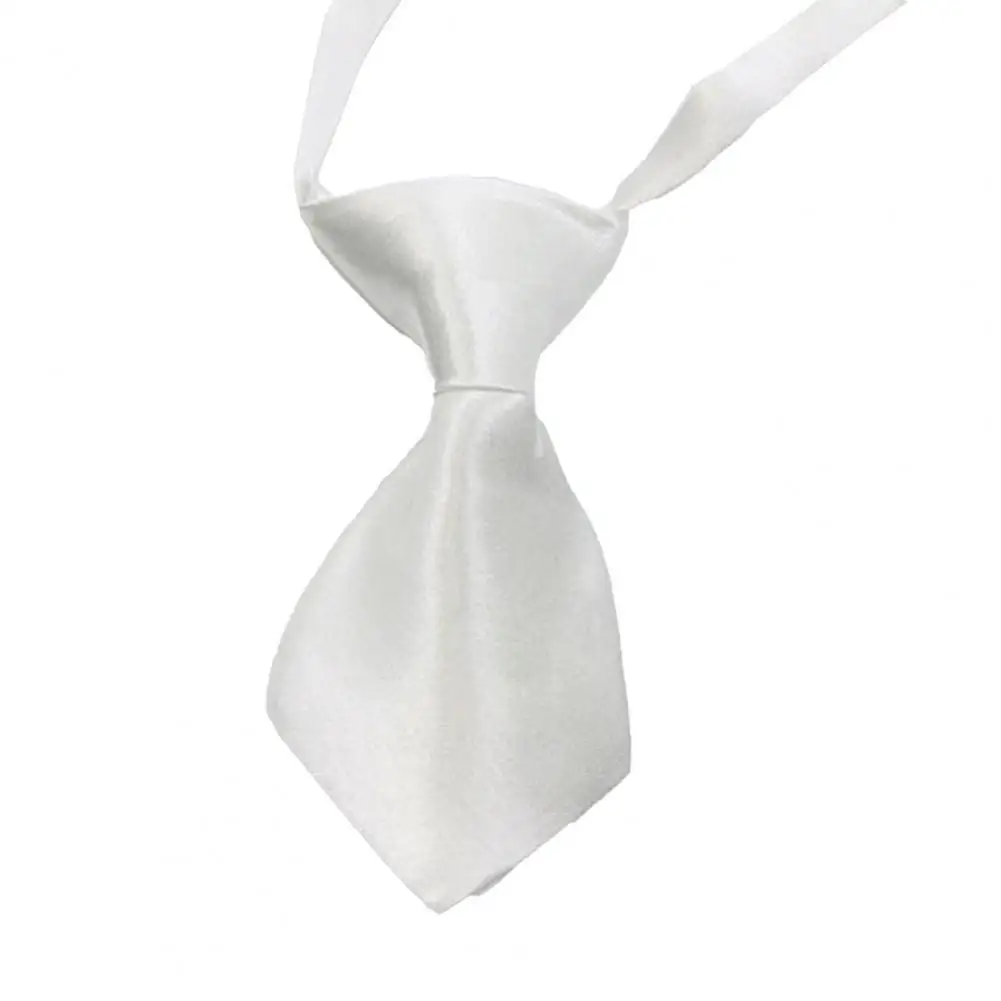 Pet Tie Plastic Buckle Adjustable Collar Imitated Silk Dog Neck for | Дом и сад