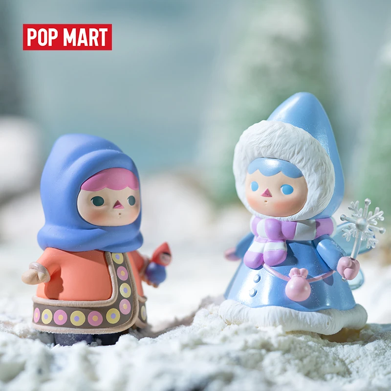 POPMART/1 шт., зимняя глухая коробка для малышей, кукла, бинарная фигурка, подарок на день рождения, детская игрушка, фигурка, подарок на день рождения, детская игрушка