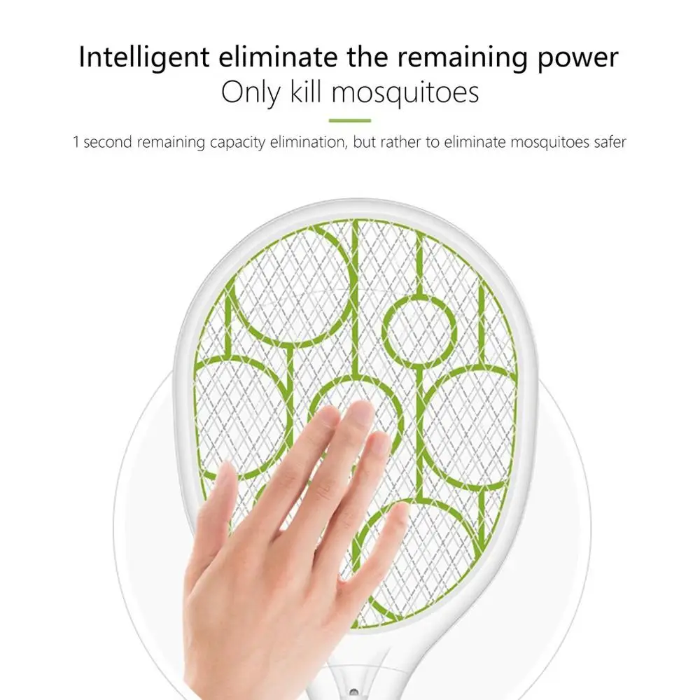 Электрическая ручная ловушка для насекомых Zapper Fly Swatter портативная ракетка