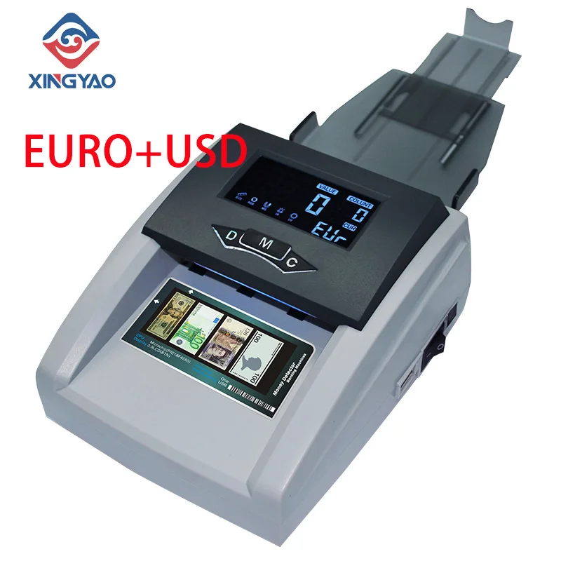 EURO and USD Детектор евро денег Европейская машина для обнаружения банкнот - Цвет: EURO and USD