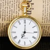 Retro Quartz Movement Pocket Watch Men Women Fashion Pendant Clock with Necklace Chain