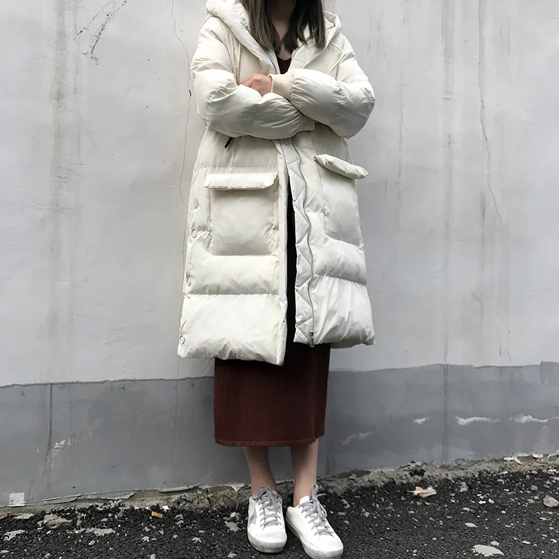 

Small Fragrant Stare Cotton Coat Women's Hooded Loose-Fit Mid-length Winter 1117 (Special Offer, Not Support)