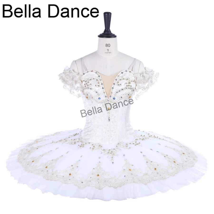 white professional tutu dress women classical Professional Ballet Tutus skirt Coppelia Swan Lake Ballet Costume for girlsBT9259