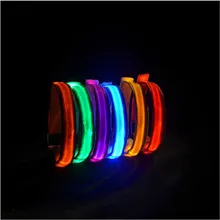 Светильник-лента, светоотражающий светодиодный светильник, нарукавная повязка на руку, ремень безопасности для ночного бега, езды на велосипеде, бега, светодиодный светильник, Прямая поставка# A20