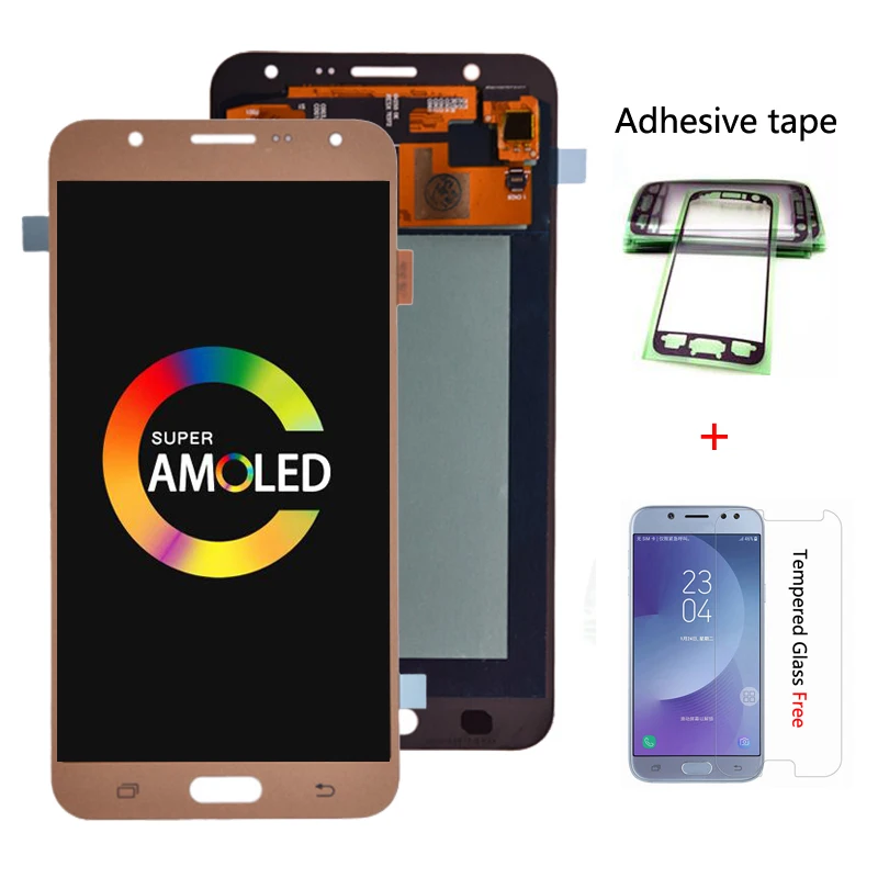 

Original AMOLED LCD For Samsung Galaxy J7 2015 J700 J700F J700H J700M LCD Display with Touch Screen Digitizer Assembly