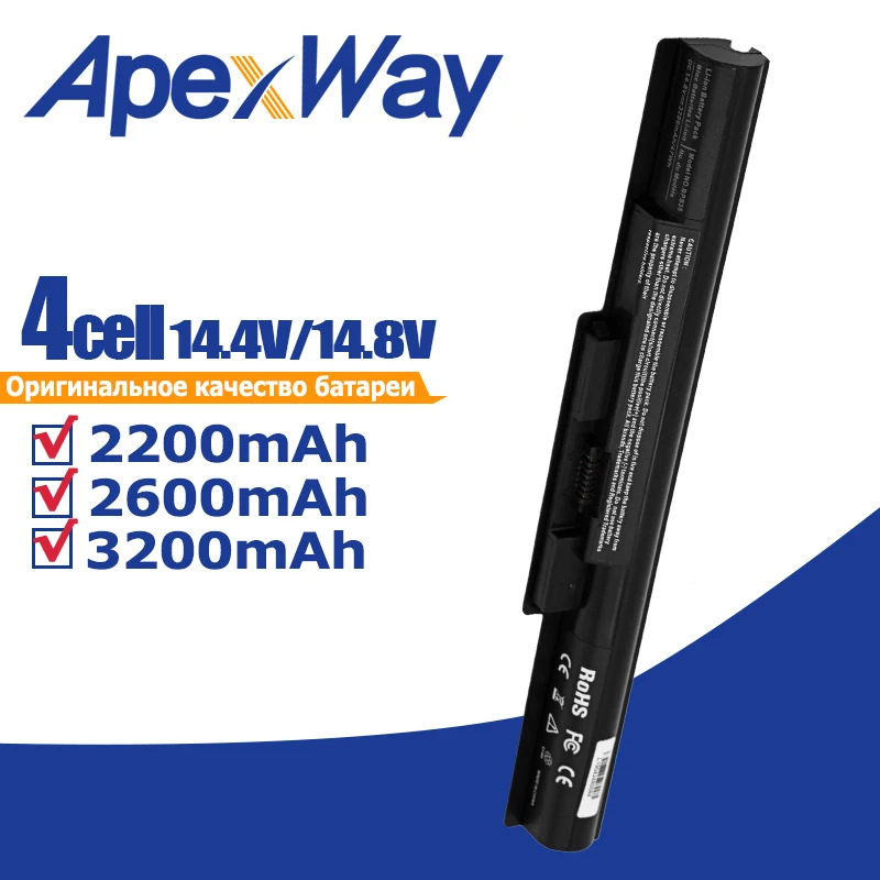 Apexway VGP-BPS35A ноутбук Батарея для SONY Vaio подходит 14E 15E SVF1521A2E SVF15217SC SVF14215SC SVF15218SC SVF152A24T