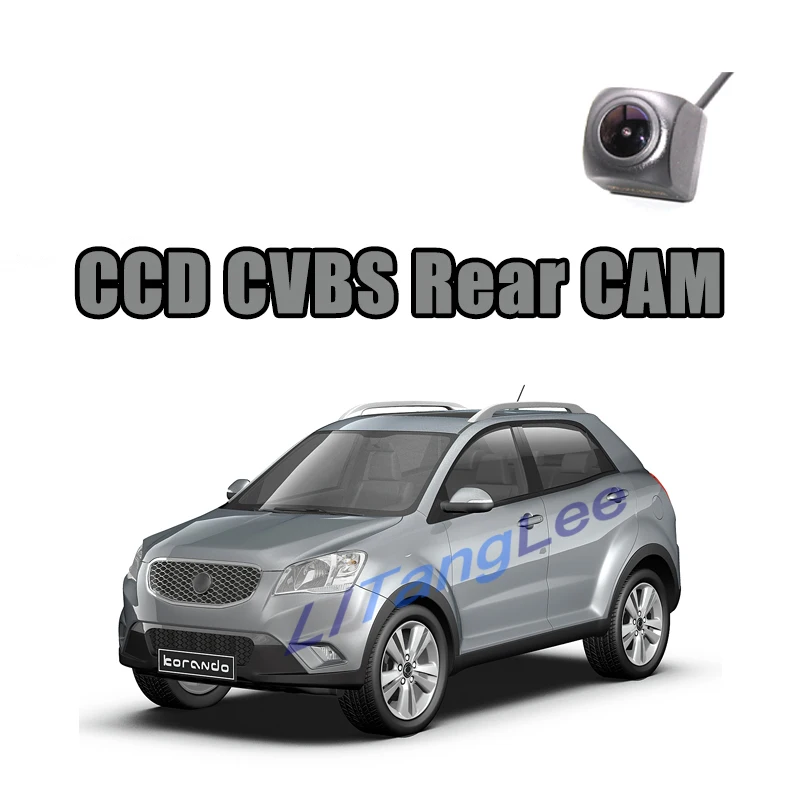 

Car Rear View Camera CCD CVBS 720P For Ssangyong Korando 2010~2015 Pickup Night Vision WaterPoof Parking Backup CAM
