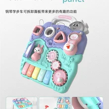 Детская тележка для новорожденных, Анти-опрокидывание, ходьба на 6-18 месяцев, игрушка для водителя