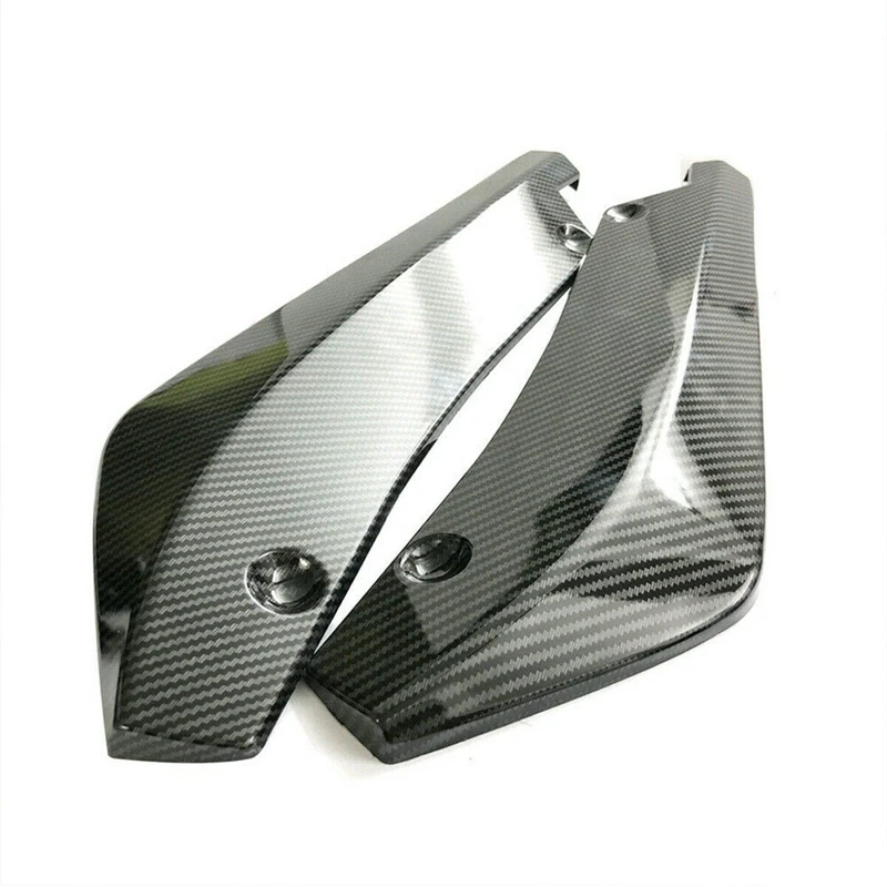2X Car Auto Carbon Fiber Rear Bumper Lip Diffuser Splitter Canard Protector Top