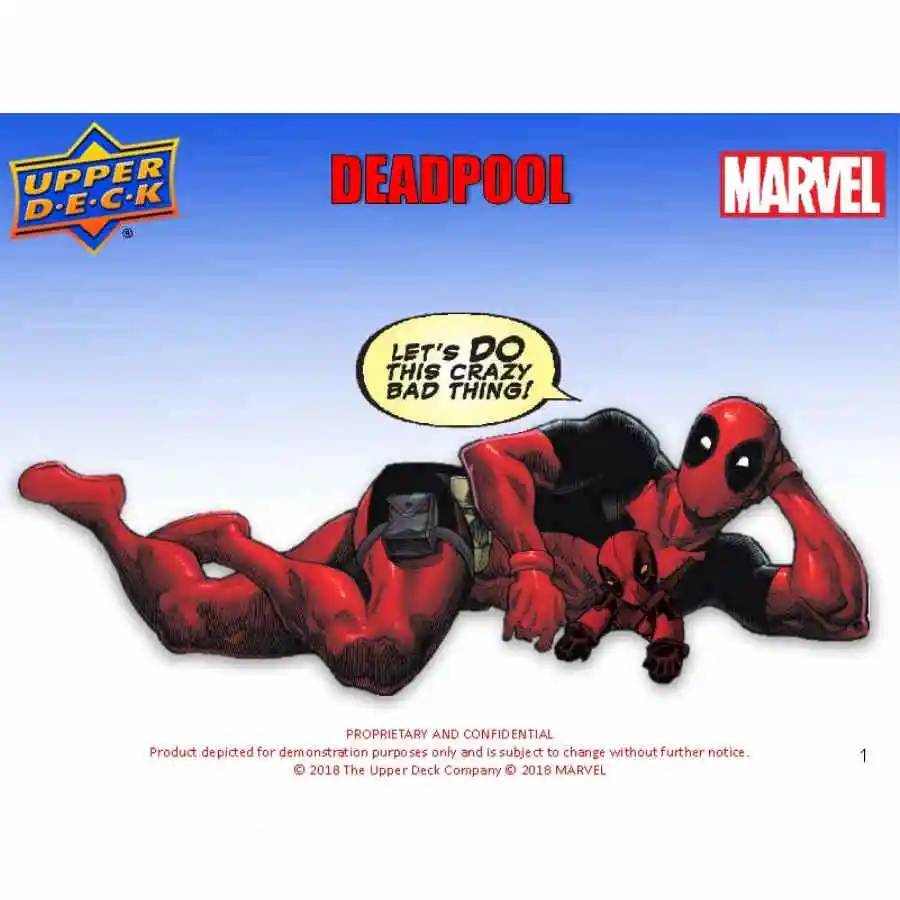 2019 DEADPOOL CHIMICHANGA WITH DEADPOOL INSERT CARD CWD-6