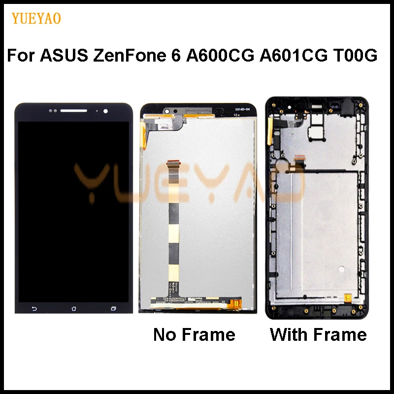 Дисплей для Asus Zenfone 6 A600CG A601CG T00G ЖК-дисплей матричный сенсорный экран дигитайзер в