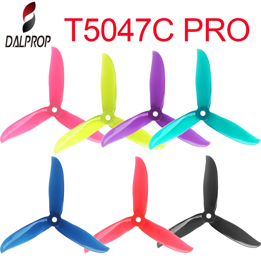 6/12 пар DALPROP CYCLONE T5047C 5047 /T5047C PRO 3 лопастный POPO CW CCW гоночный Пропеллер для