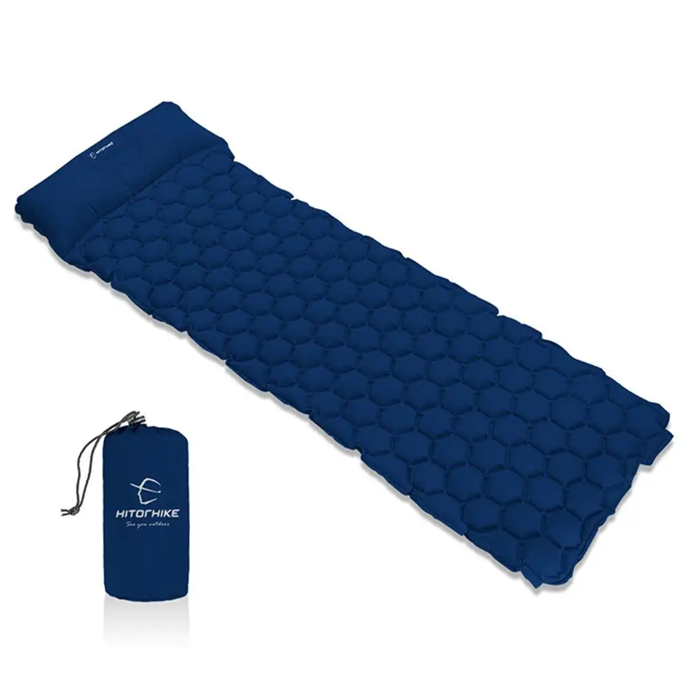 MeterMall Outdoor Camping Inflatable Sleeping Mat Single Ultra-light Bed