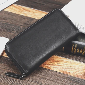 

New men's and women's handbags simple long wallet large capacity mobile phone bag wallet men's wallet women's wallet coin purse