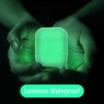 

Luminous Silicone Case Skin Boxes For Air Pods Headphone Protection Cover Playstaition Earphone Accessories Cases