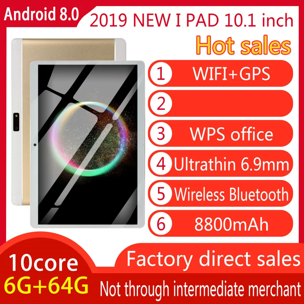 2019 высококачественный планшет 2.5D экран 10 дюймов 6G + 64G WiFi планшетный ПК Dual SIM MTK6797 Bluetooth WiFi звонок телефон игровой планшет PC3