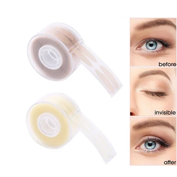 

600pcs S/L Makeup Clear Beige Eyelid Stripe Big Eyes Decoration Eyelid Sticker Double Fold Self Adhesive Eyelid Tape Stickers
