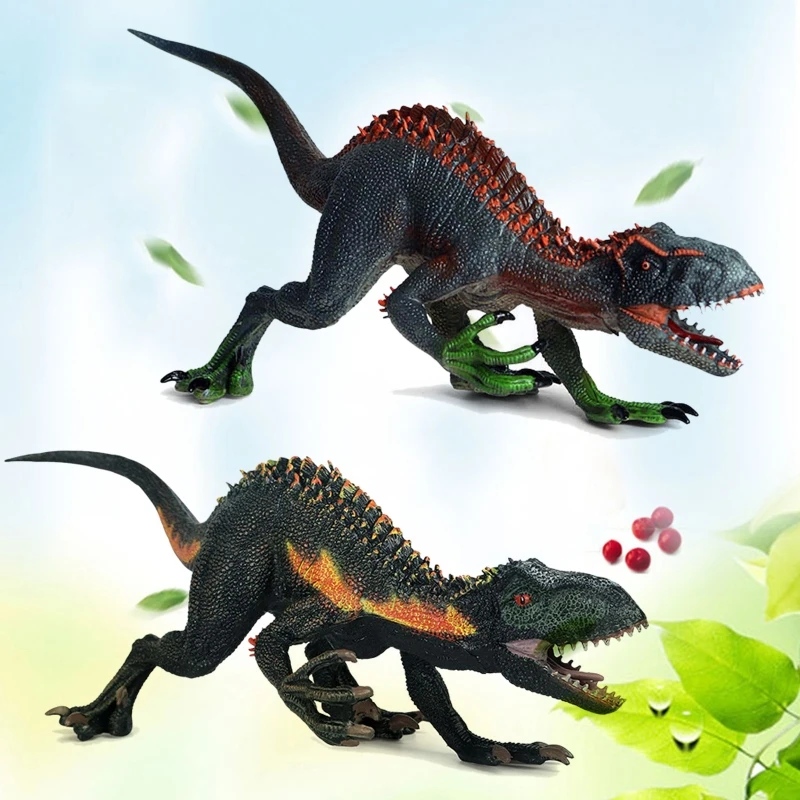 

2024 New Dinossauro Jurassiced Indominus Tyrannosaurus Rex Figure Dinosaur Model Kids Toy