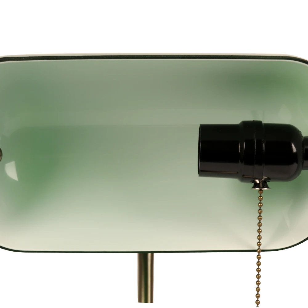 lamp green glass