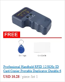 RFID ID Card Копир 125/250/375/500 кГц CR66 RFID программный сканер считыватель писатель Дубликатор с индикатором чувствительный светильник