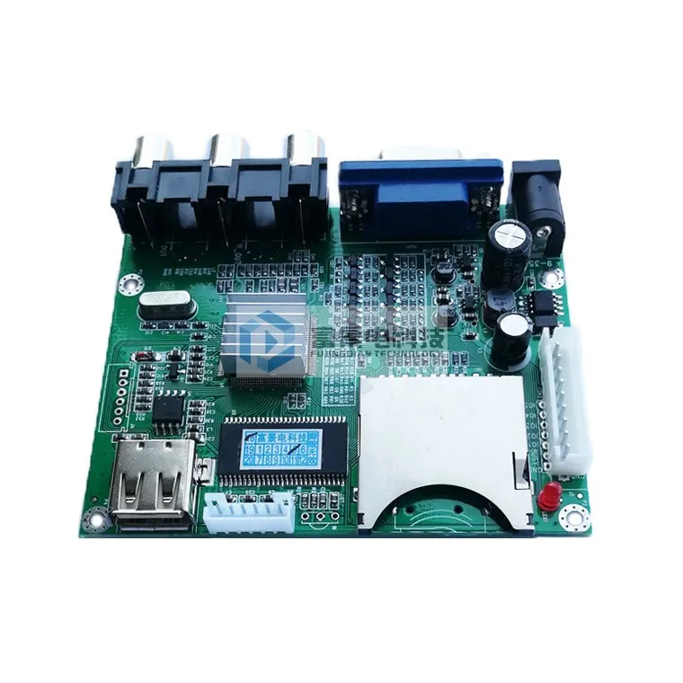 MP3 Play Board MP5 Video Decoder Board VGA CVBS Synchronous Output Wide Voltage Input MP4 Decoder