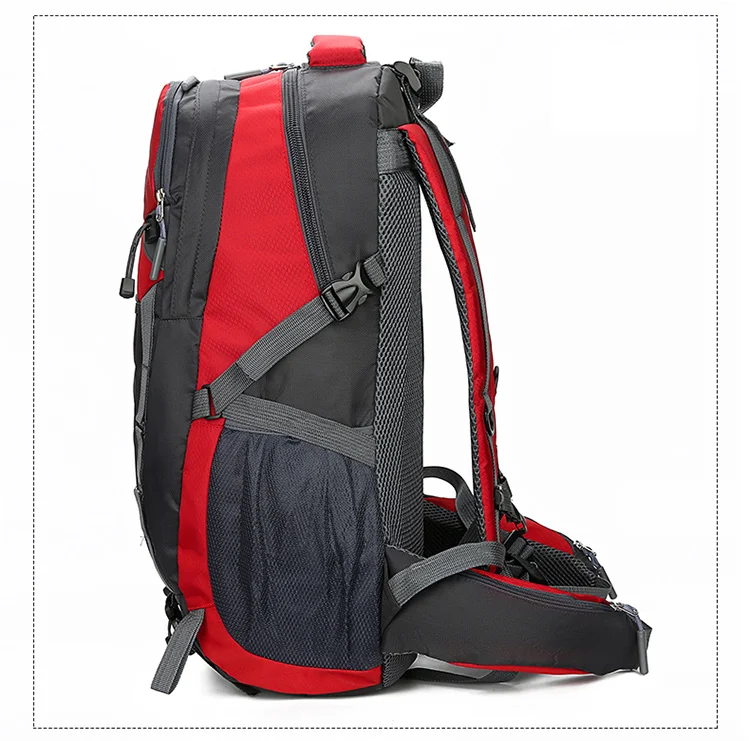 Новинка, 40 л, Большой Вместительный мужской рюкзак, Повседневный, нейлоновый, водонепроницаемый, для улицы, спортивная сумка, пара, рюкзак для путешествий, черный, красный, синий