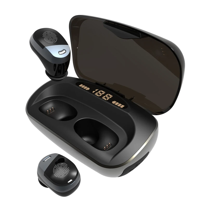TWS T3X Smart Touch Bluetooth 5,0 наушники-вкладыши, беспроводные наушники, светодиодный цифровой дисплей, наушники с зарядным устройством 3200 мАч