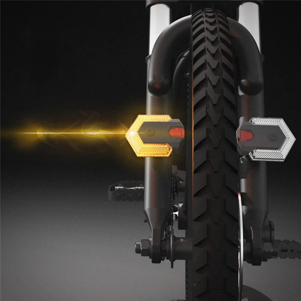 

Bicycle Wireless Remote Control LED Light Waterproof Outdoor Riding Night Cycling Turn Signal Light Lamp for Electric Scooter