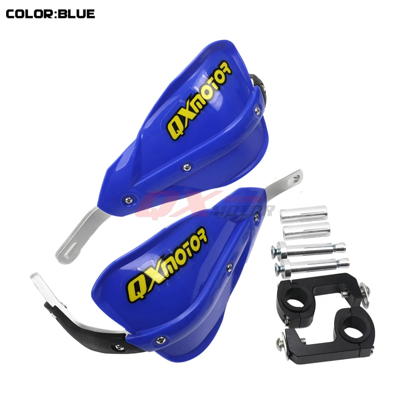 blue B Универсальные мотоциклетные щитки для рук Handguard протектор для Honda Yamaha suzuki kawasaki ktm Dirt Bike Мотокросс Off Road ATV Quad - Цвет: blue B