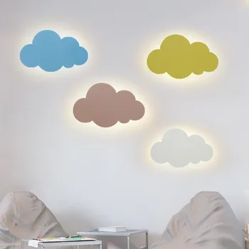 

Modern LED Wall Light Children's Bedroom Creative Clouds Decoration Wall Sconces Light Fixtures Bedside Room Lighting Wall Lamp