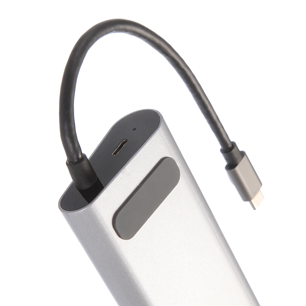12 в 1 кардридер type C USB концентратор к HDMI 4K Ethernet ЛВС USB 3,0 концентратор/VGA/SD кардридер для ноутбуков