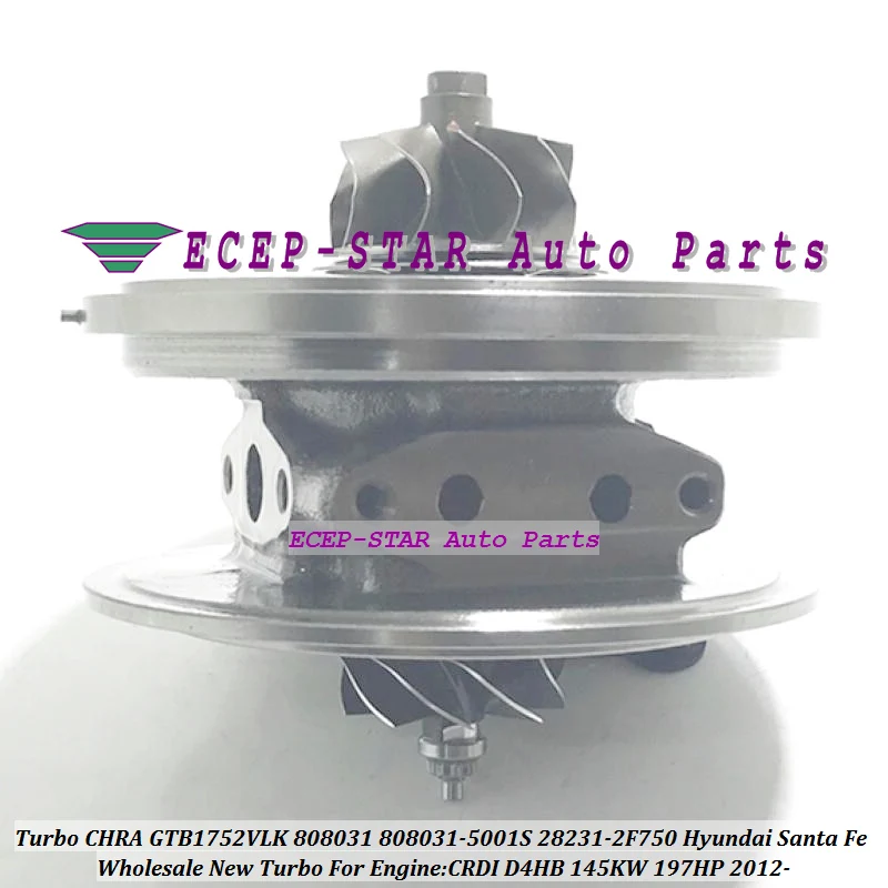 Турбо картридж ядро КЗПЧ GTB1752VLK 808031 808031-5001S 28231-2F750 для hyundai Santa Fe CRDI D4HB 145KW 197HP 2012