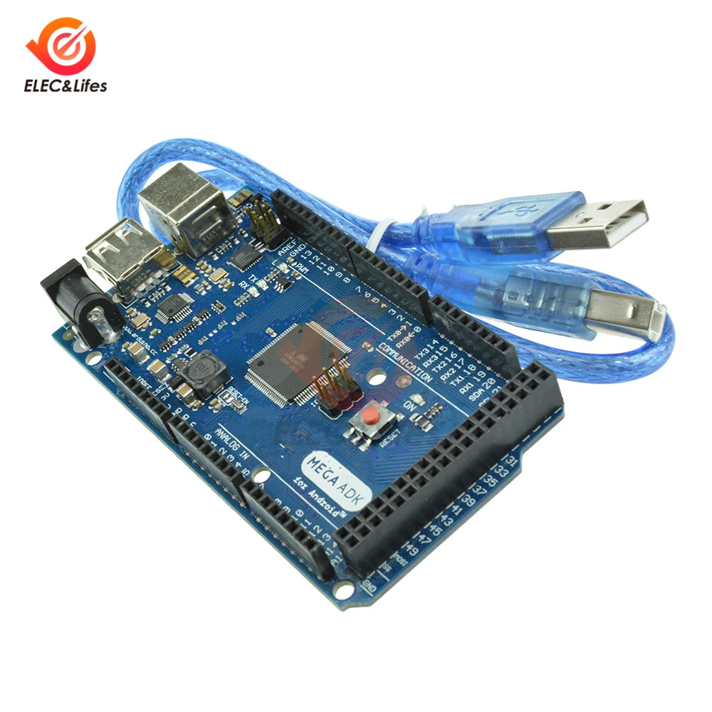 ATmega2560 mega 2560 R3 макетная плата модуль MEGA-ADK-R3 для Arduino микроконтроллер с usb-кабелем usb-последовательный преобразователь