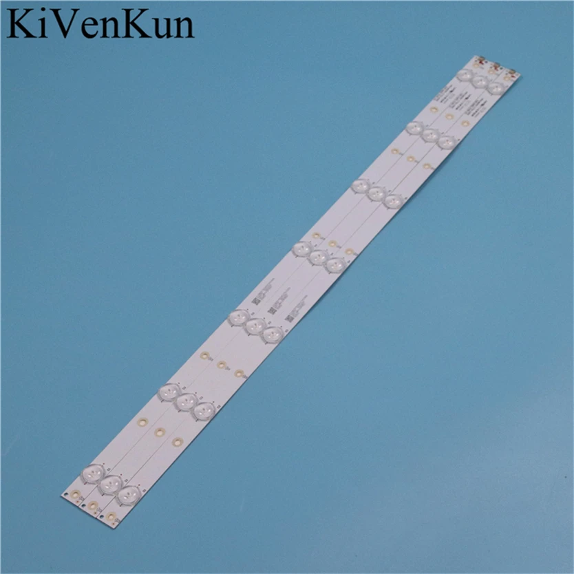 Tiras de retroiluminación LED para LG 32LJ500V-ZB, juego de barras, tira de TV, lentes HD, GJ-2K16, D2P5-315, D307-V2.2, LB32080, V0_00, 7 lámparas, 620mm