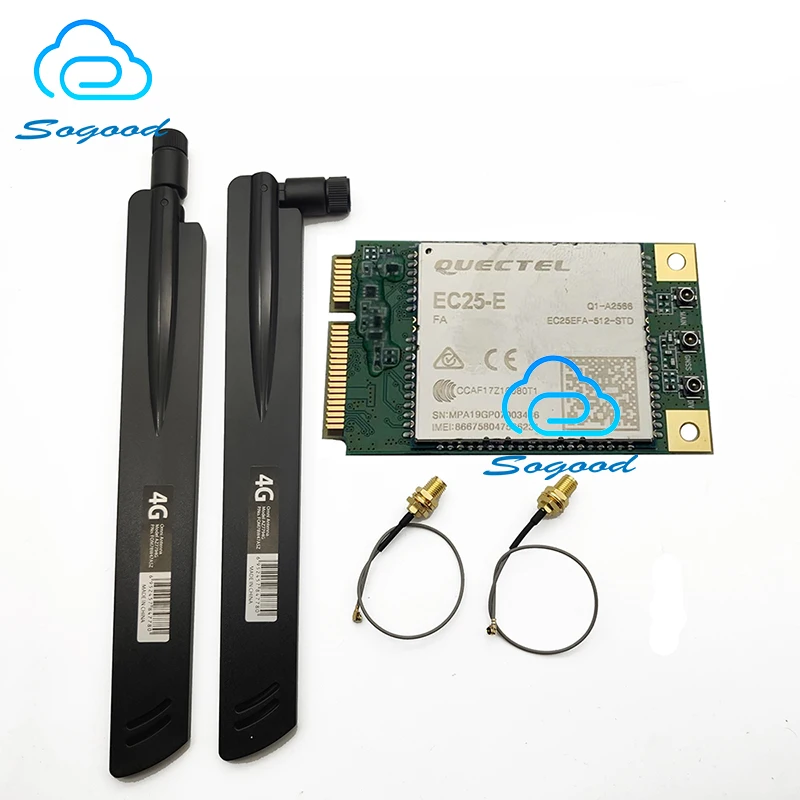 100% новый и оригинальный EC25 E мини Pcie B1/B3/B5/B7/B8/B20/B38/B40/B41 4G FDD LTE/TDD LTD CAT4 модуль для