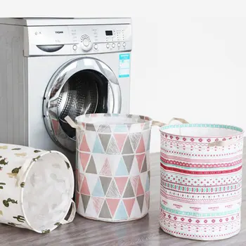 

Foldable Laundry Basket for Dirty Clothes Toys baskets bag Organizer kids Home Organizer Kid Toy Storage Basket
