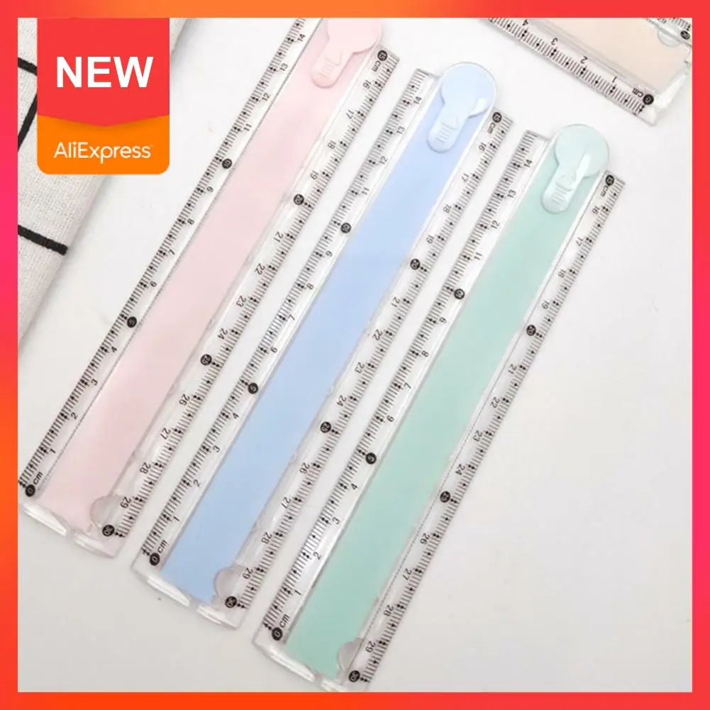 Regla plegable de 30CM para estudiantes, regla multifuncional para escuela y oficina, dibujo DIY para niños, papelería Ru O3L3