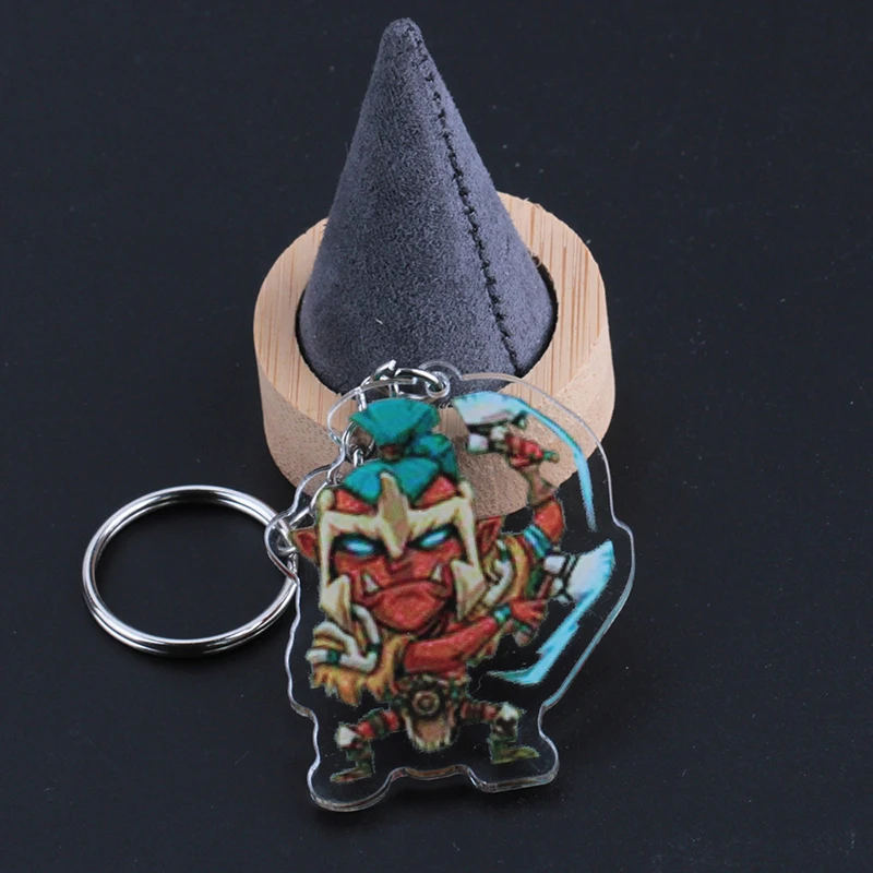 Игра Dota 2 брелок акриловая фигурка подвеска брелок Dota2 брелок для ключей Porte Clef аниме ювелирные изделия