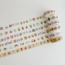 Korean Cute Forest Girl Washi Tape Hand Account Photo Album Diy Decorative Sticker Sealing Sticker Masking Tape Stationery