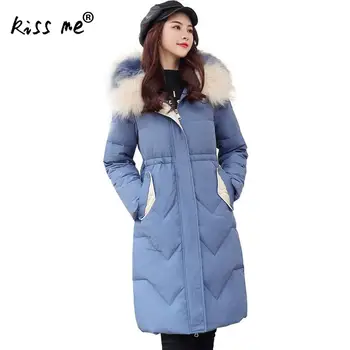 

Mid-Long Style Outdoor Down Coat Hooded Women Camping Hiking Down Jacket Female Thermal Warm Coat Winter Clothing Solid