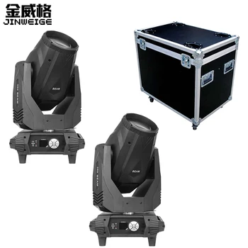 

Free Shipping 2PCS With Flight Case Super Beam 380W Moving Head Light 16 Prisms+3d Prisms Led Stage Disco Dj Dmx 16CH Laser Show