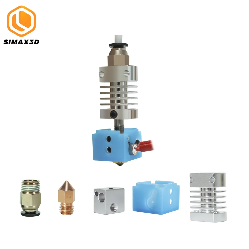 

Детали для 3D-принтера SIMAX3D, J-head BP6, комплекты экструдеров, алюминиевый ender 3 Pro Hotend для экструдера MK8 1,75/0,4 мм, комплект сопла для 3D-принтера