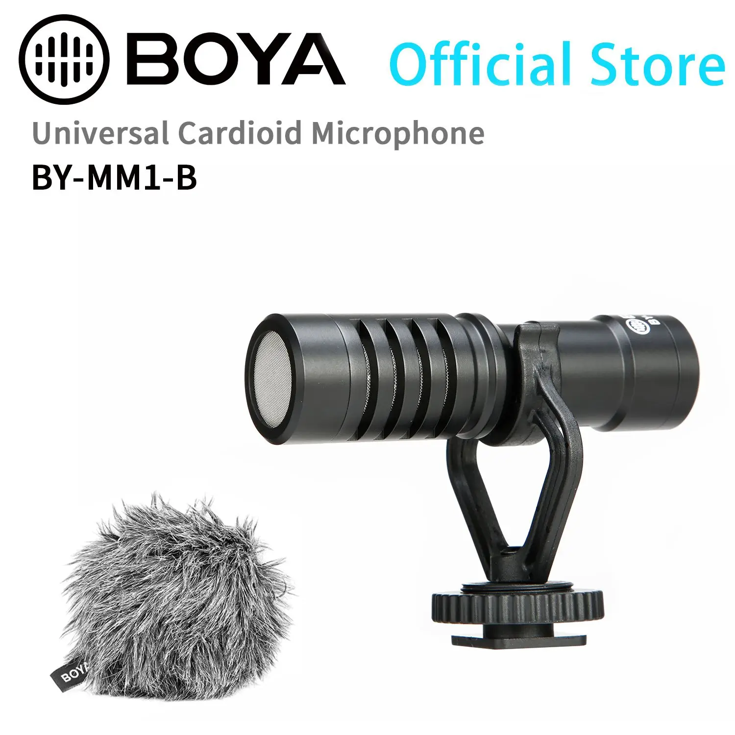 BOYA Двойной микрофон для камеры ПК смартфонов на Android DSLR-камер потребительских