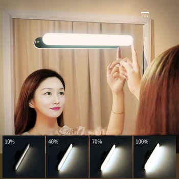 

Dimmable Touch Bar Lights Wall Mounted Reading Light Wireless Stick on for Bunk Bed Headboard Closet Makeup Vanity Mirror