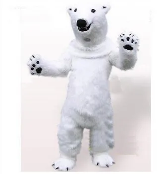 

Polar Bear Mascot Costume Suits Cosplay Party Game Dress Outfits Advertising Promotion Carnival Halloween Xmas Easter Adults